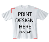 LA Apparel 1801GD White Print
